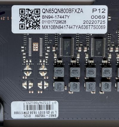 MAIN PARA TV SAMSUNG NEO QLED 8K UHD SMART TV / NUMERO DE PARTE BN94-17447Y / BN41-02996B / BN97-19528V / BN97-19395D / BN9417447Y / BN41-02996B-000 / PANEL CY-TB065JMAV1H / MODELO QN65QN800B / QN65QN800BFXZA AA01	 - Imagen 3